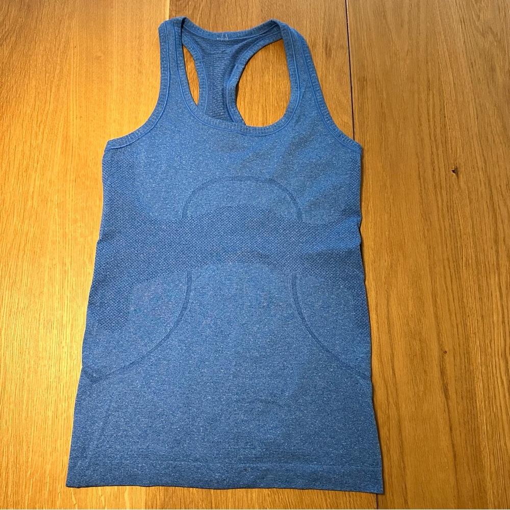 Lululemon blue Swiftly Tech Speed Racer Tank Top size 6